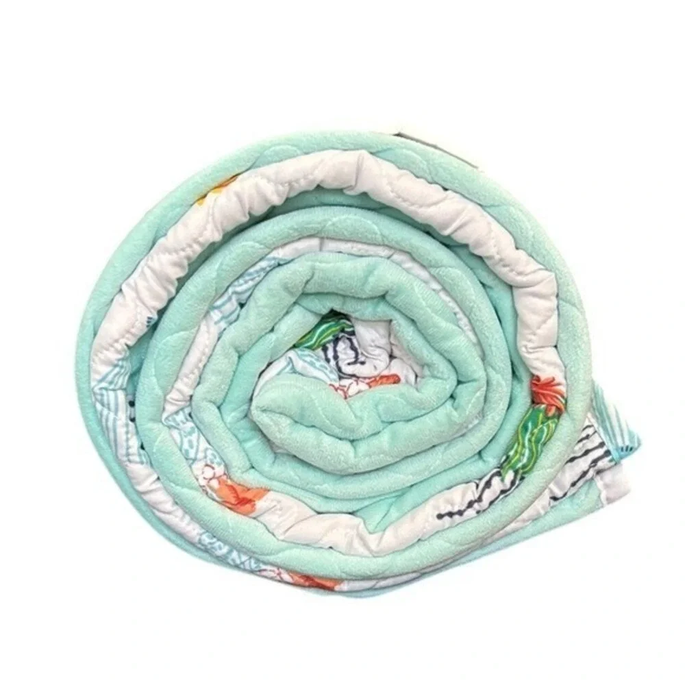 The Big One Kids Ocean Nautical 2 Piece Twin Reversible Comforter Quilt NEW - Picture 8 of 12